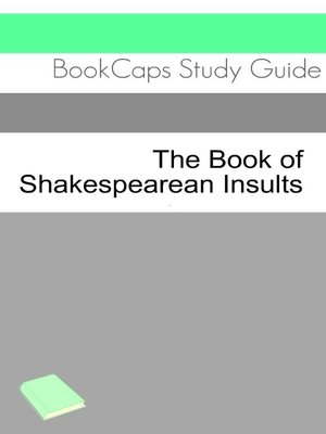 cover image of The Book of Shakespearean Insults